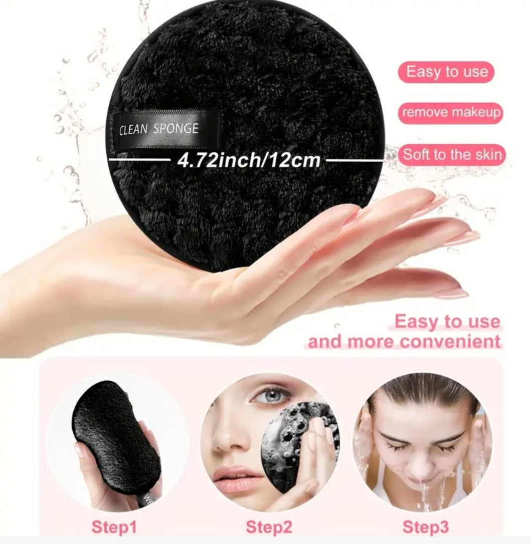 Black Makeup Remover Pad